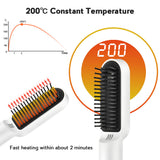 Hair Straightener Hot Comb Heating Wireless Straighten Hair Styles Anti Scalding Ceramic Straightening Beard Comb Curling Tools