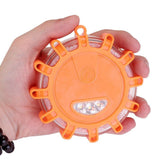 4pcs/set Magnetic LED Strobe Warning Light Emergency Road Rescue Safety Flashing Lights Car Roadside Beacon Lamp Flare