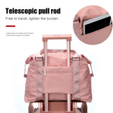 Portable Man Women Sports Gym Handbag Large Capacity Handheld Luggage Bag Outdoor Travel Fitness Duffel Bag