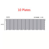 8/9/10 Plates Foldable Windshield Outdoor Camping Cooker BBQ Gas Stove Wind Shield Screen Picnic Wind Screen Hot Sale