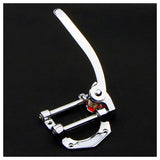 Guitar Vibrato Tailpiece Tremolo Flat Top Body Tremolo Unit Vibrato Bridge for Tele, SG, LP, ETC Electric Guitars(Silve