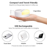 White Noise Sleep Machine Built-in 6 Soothing Sound Intelligent Timing For Sleeping &amp; Relaxation for Baby Adult Office Travel