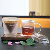 Koonan Double Layer Coffee Filter Set V60 Glass Coffee Dripper Coffee Pot Brew Coffee Filter Funnel Reusable Coffee Jug