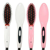 EU/US Beauty Electric Hair Straightener Straight Comb Irons Brush Thermostatic Styling For Shop Home