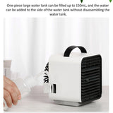 USB Charging Portable Handheld Negative Water Cooling Fan Water-cooled Small Student Desktop Air-conditioning Fan