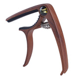 Tune Quick Change Clamp Rosewood Color Capo with Pin Puller for Electric Guitar Ukulele Accs Gift