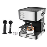 Espresso Machine 15 Bar Milk Frother, Expresso Coffee Machine for Espresso, Latte and Cappuccino, 1.6L Removable Water Tank