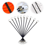10Pcs/lot Elastic Clips Ponytail Hooks Headband Rubber Bands Hair Braid Thick/Curly Hair Styling Tools Hair Claw Hair Clips