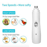 Rechargeable Pet Dog Nail Clippers Painless Dog Nail Grinders USB Charging Cat Paws Cutter for Nail Grooming Trimmer Tools