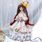 1/3 BJD Doll 60CM 18 Ball Jointed Dolls With Outfits Palace Maxi Dress Wig Shoes Makeup Toys Gifts For Girls Collection