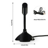 Universal USB Mini Desktop Speech Microphone Computer Mic Stand For PC Laptop Notebook Accessories Desk Microphones TXTB1