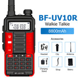 For BaoFeng UV-10R Walkie Talkie Handheld Radio Transceiver Portable Mini Handheld High Powerful Walkie Talkie for Outdoor