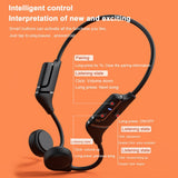 V12 Bone Conduction Headset Explosion-proof Waterproof Wireless 5.0 Bluetooth-compatible Sports Headphones