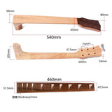 Guitar neck and fingerboard set suitable for acoustic guitar 41 "high quality