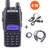 Baofeng UV-82 Walkie Talkie Real 8W Portable Radio Dual PTT Two-way Radio Vhf Uhf Amateur Radio Receiver UV82 Better than UV5R