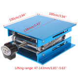 4"x4" Aluminum Router Lift Table Woodworking Engraving Lab Lifting Stand Rack