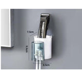 1 Set Toothbrush Holder Wall Set Toothbrushes Cup Mouthwash  Dental  Mug Squeezer Tooth Tumblerful Household Washing Table Shelf