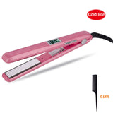 Hair Straightener Professional Infrared Hair Care Flat Iron for Hair Treatment Therapy Repair Damaged Hair LCD Display