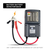 Automotive Battery Tester,HP-26A 6V 12V Lead-Acid Car Battery Checker Test for Battery Volt, Storage Capacity with LED Indicator