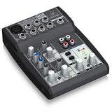 Behringer xenyx 502 Mixer 5 Inputs with XENYX Mic Preamp for professional stage perfofmance and live broadcasting
