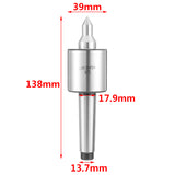 1Pcs MT2 0.001 Accuracy Precision Lathe Live Center Morse Taper Revolving Bearing CNC Turning Lathe Tool For Metal Wood Lathe