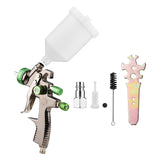LVLP 1.8mm Air Spray Gun 600cc Fluid Cup Gravity Feed Air Paint Sprayer 360-degree Paint Spraying Gun for Car Repair Furniture