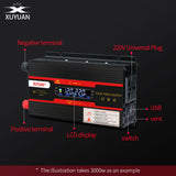 6000W DC12V to AC220V Portable Car Power Inverter 3000W/4000W Charger Converter Adapter Universal  Socket Auto Accessories dfdf