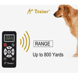 Dog training collar waterproof vibration electric shock sound Automatic anti bark collar remote dog accessories Newest 4 in 1