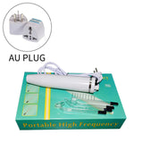 High Frequency Facial Machine with Neon Electrotherapy Tube Facial Wand for Anti-Aging Wrinkle Spot Remover Beauty Face Massager