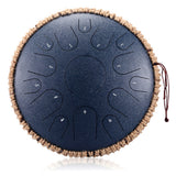 new Steel Tongue Drum 14 Inch 15 Tone Drum Handheld Tank Drum Percussion Instruments Yoga Meditation Music Lovers Beginner Gift