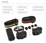 Puppy Dog training collar 400m Remote Control Electric Shock Vibration sound no barking mini training Portable Dog accessories