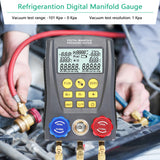 Pressure Gauge Refrigeration Digital Vacuum Pressure Manifold Tester Heating Ventilation&amp;Air Conditioning Temperature Meter
