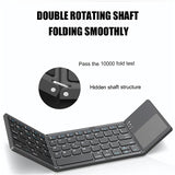 Mini folding keyboard Touchpad Bluetooth-compatible 3.0 Foldable Wireless Keypad for Windows,Android,ios Tablet ipad Phone