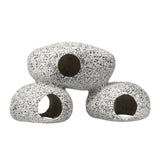 Aquarium Rock Cave Fish Tank Pond Hideaway for Shrimp Cichlid Hiding Breeding Spawning Hideout Decor Ornament