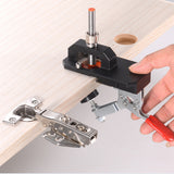 Aluminium Alloy 35mm Carpenter Woodworking Hole Opener Hinge Drilling Opener Hole Puncher Hinge Drilling Installation Accessory