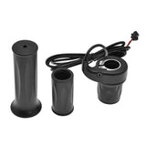 1 Set Electric Bike Handlebar Throttle Grip Ebike Rubber Twist Throttle Universal Speed Control Handle Thumb Throttle