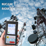 Portable Geiger Counter Multifunctional Nuclear Radiation Detector Personals Dosimeter Marble Detectors Beta Gamma X-ray Tester
