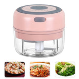 DIOZO Mini Garlic Whisk Multifunctional Food Mixer Electric Green/White/Pink Kitchen Aid Mixer Blender USB Rechargeable Portable