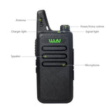 WLN KD-C1 Mini Two Way Radio UHF 400-470 MHz 5W 16 Channel MINI-handheld Transceiver Three color Optional
