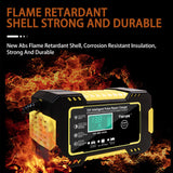 Car Battery Charger Digital LCD Display Full Automatic 12v Car Battery Charger Power Puls Repair Chargers Wet Dry Lead Acid