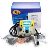 220V/110V 350W Stone Polishing Machine DIY Woodworking Jade Jewelry Dental Bench Lathe Machine Grinding Machine Sanding Tools