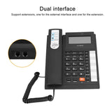 KX T7007 Dual Interface Caller ID Large Buttons Home Office Telephone Landline Black audifono Home Telephone Corded Telephone