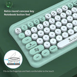 Portable USB 2.4G Wireless Keyboard And Mouse For Macbook PC Game Computer Laptop Retro Mini Gaming Keyboard Mice Kit Gamer