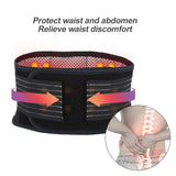 Tourmaline Waist Brace Support Belt Band Self Self Heating Supports 20Pcs Magnetic Therapy Lumbar Waist Bandage Back Waist Belt