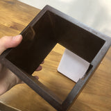 Wooden Coffee Tamper Knock Box ABS Deep Bent Design Coffee Slag Not Splash Manual Coffee Grinder Coffee Accessory
