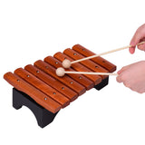 Musical Instrument 8 Notes Wood Xylophone Includes 2 Wooden Mallets for Children Kids Educational Music Toys