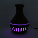Portable Air Humidifier Hollow Out Wood Grain USB Plug In Air Diffuser Desktop Mini Mist Maker Water Sprayer Home Decorations