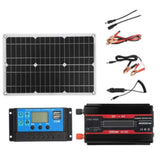 DC 110-220 V Solar Panel Kit Power Generator Grid System Battery Powerbank Waterproof 4000W Solar Inverters Solar Power 30A