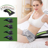 1pc Back Stretch Equipment Massager Health Care Stretcher Fitness Lumbar Support Relaxation Spine Pain Relief Dropshipping