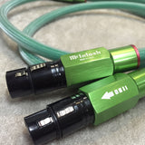 HiFi  Audio Line Mcintosh 4N Copper HiFi XLR Balance Cable with Green Plug